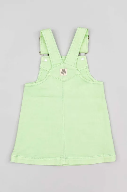 Dievčenské šaty zippy zelená