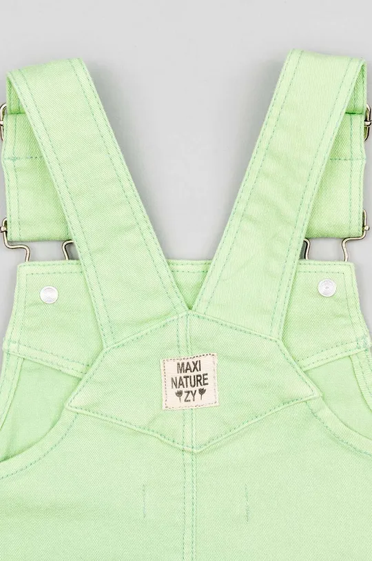 zelená Dievčenské šaty zippy