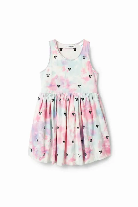 šarena Dječja pamučna haljina Desigual Za djevojčice