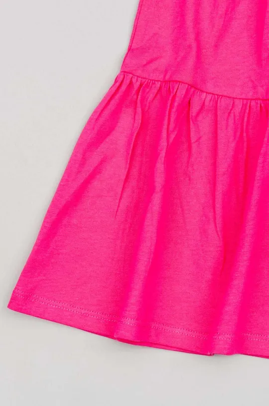 рожевий Дитяча бавовняна сукня zippy 2-pack