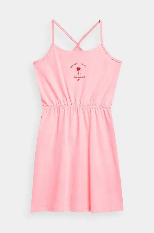 Dievčenské šaty 4F F026 ružová