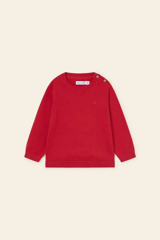 crvena Dječji pamučni pulover Mayoral Za dječake