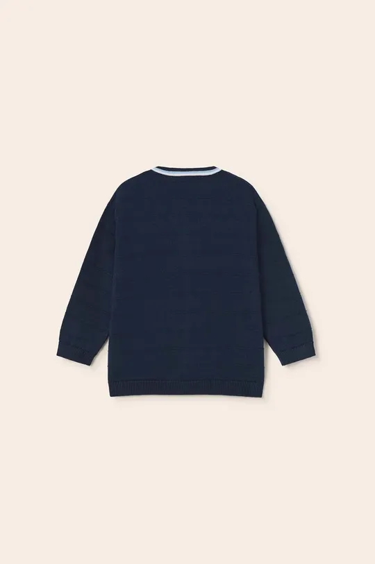 Бавовняний светр для немовлят Mayoral темно-синій