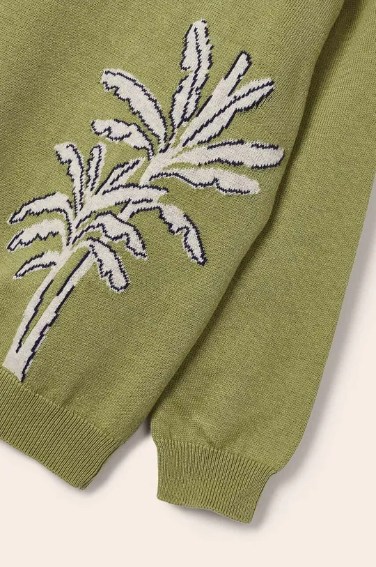 zelena Otroški bombažen pulover Mayoral