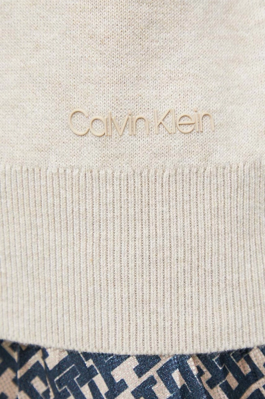 Pulover s dodatkom kašmira Calvin Klein Ženski