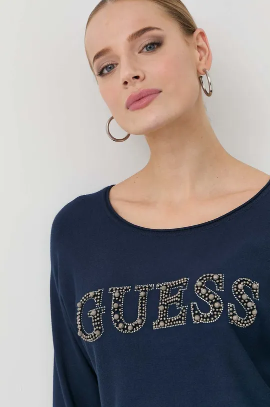 granatowy Guess sweter
