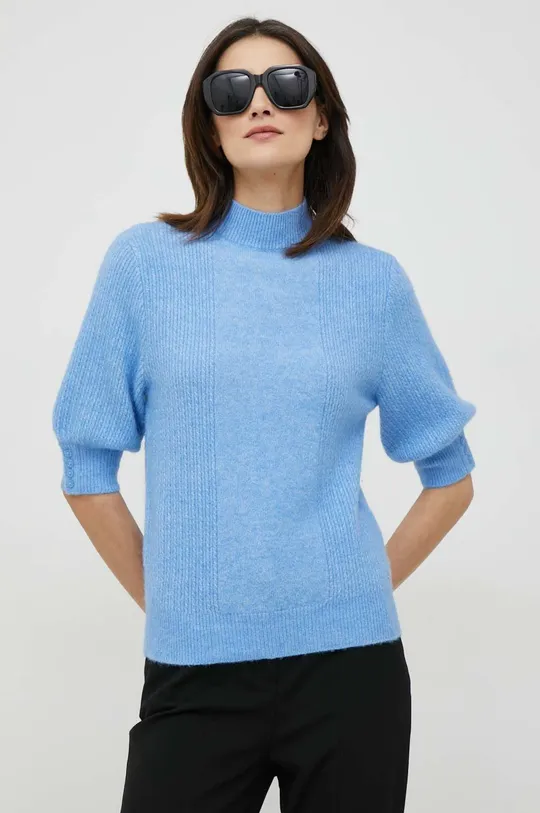 niebieski Tommy Hilfiger sweter wełniany