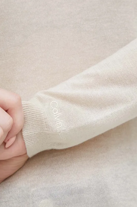 Pulover s dodatkom vune Calvin Klein Ženski