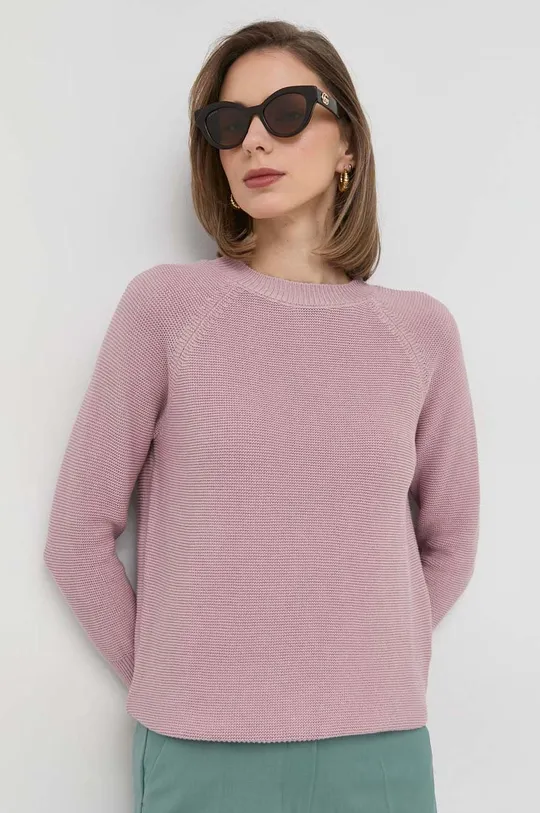 ροζ Βαμβακερό πουλόβερ Weekend Max Mara