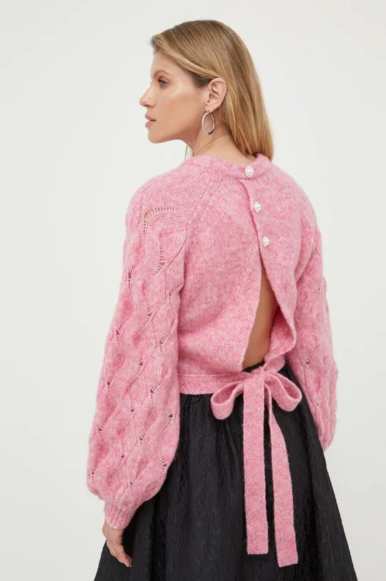 ροζ Μάλλινο πουλόβερ Custommade Tilia Γυναικεία