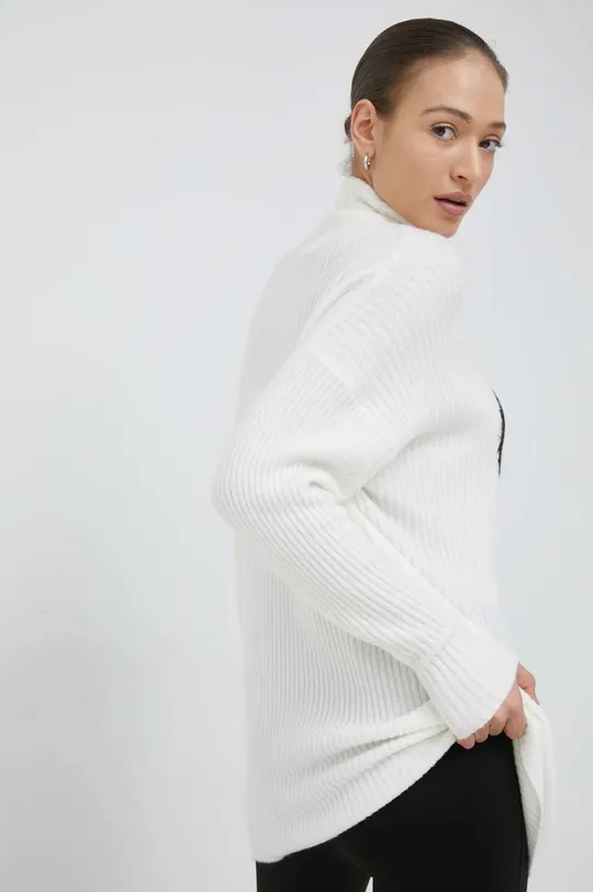 Calvin Klein Jeans sweter z domieszką wełny 46 % Akryl, 27 % Wełna, 22 % Poliamid, 5 % Elastan