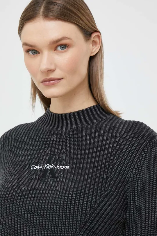 Bombažen pulover Calvin Klein Jeans Ženski