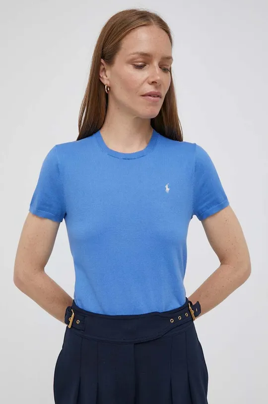 μπλε Μπλουζάκι Polo Ralph Lauren Γυναικεία