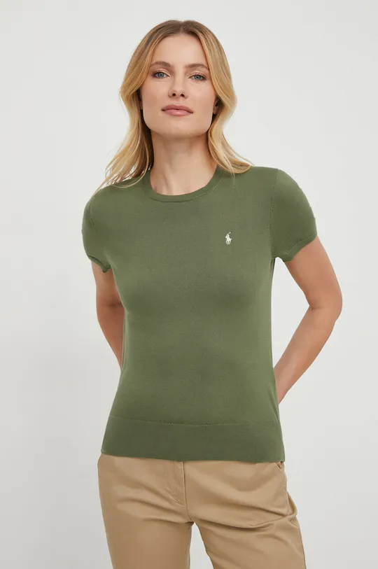 zielony Polo Ralph Lauren t-shirt Damski