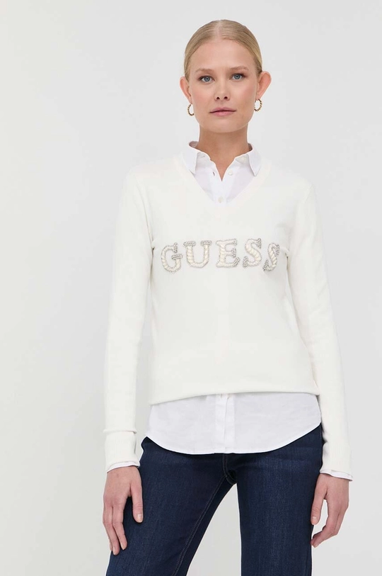 beżowy Guess sweter Damski