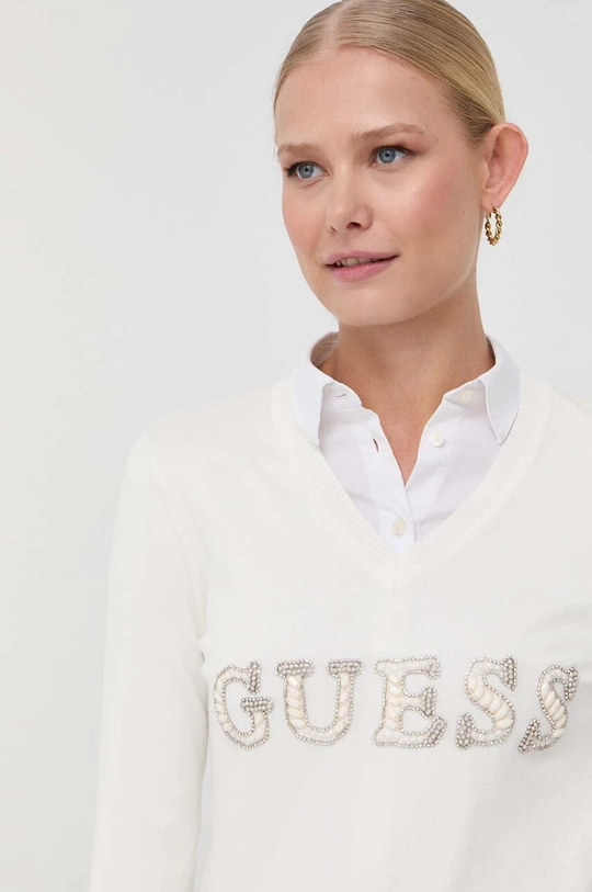 бежевый Свитер Guess