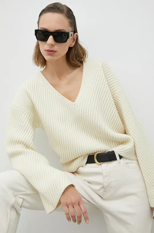béžová Vlnený sveter By Malene Birger Emery