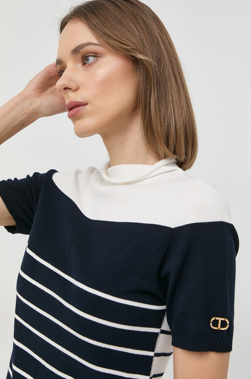 granatowy Twinset sweter