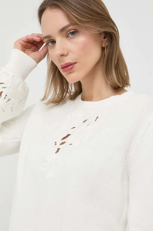 biały Twinset sweter bawełniany Damski