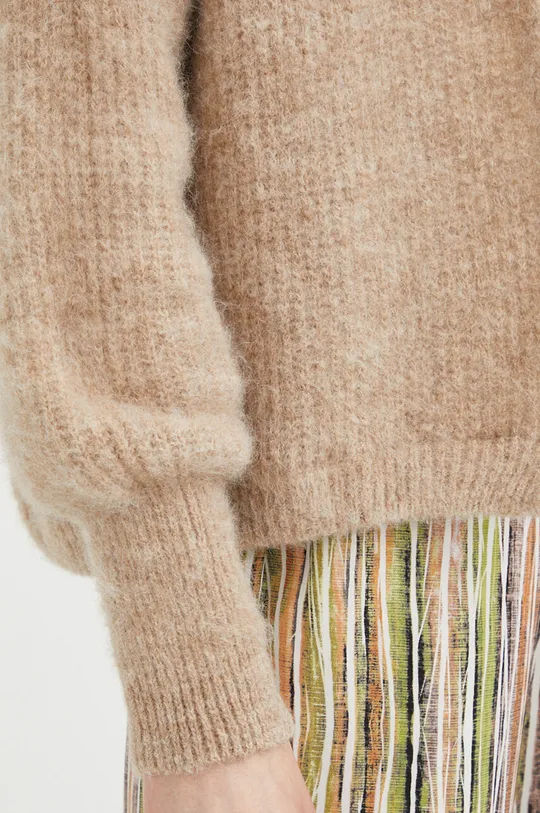 American Vintage sweter z domieszką lnu Damski