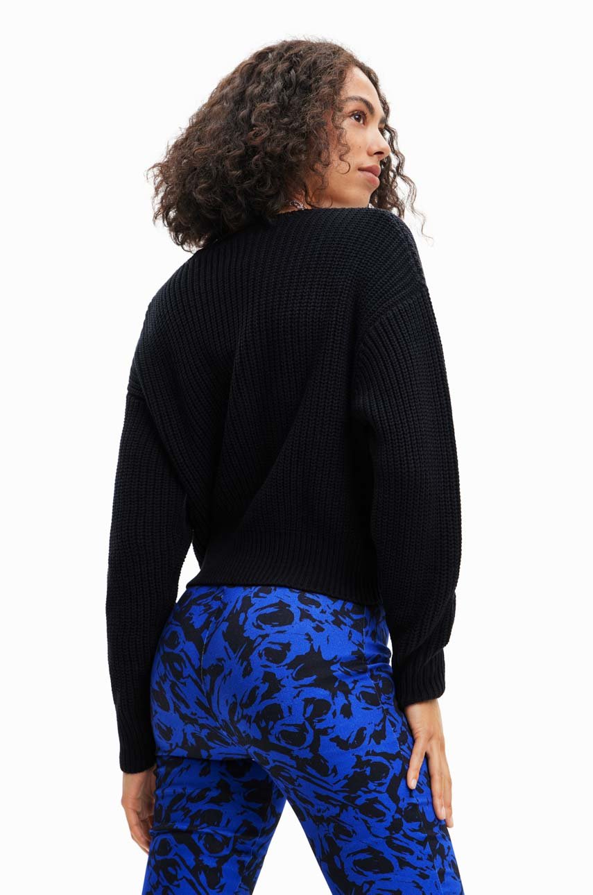 czarny Desigual sweter