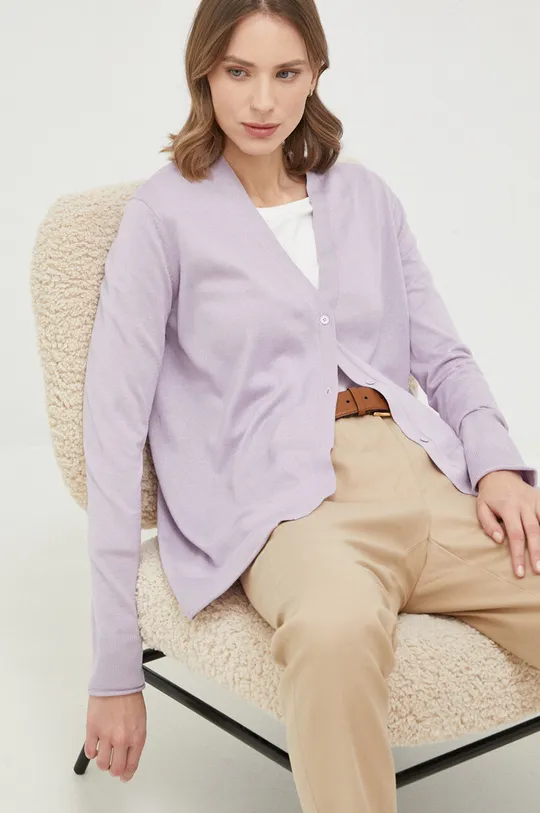 фіолетовий Шовковий светр Max Mara Leisure Жіночий