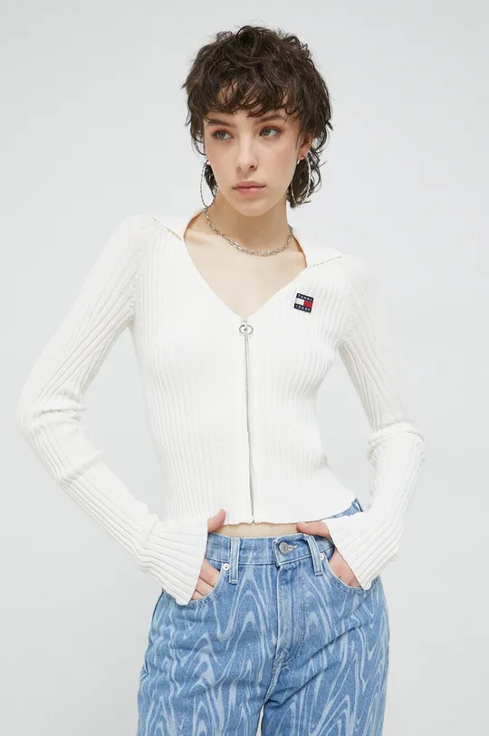 beige Tommy Jeans cardigan Donna