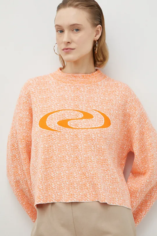 pomarańczowy Résumé sweter z domieszką kaszmiru