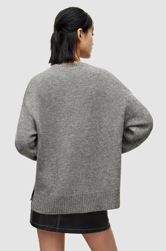 szary AllSaints sweter