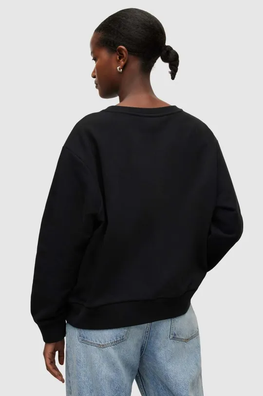 μαύρο Βαμβακερή μπλούζα AllSaints
