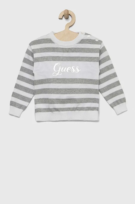 srebrna Dječji džemper Guess Za djevojčice