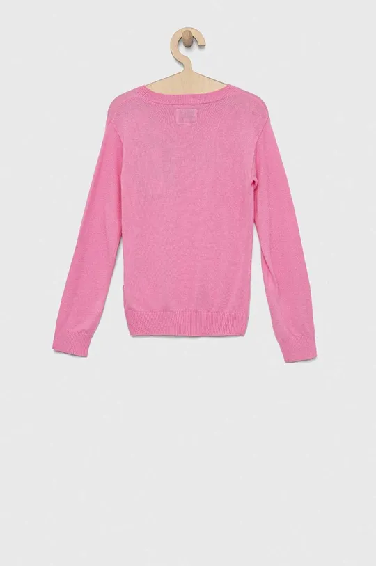 Guess sweter dziecięcy różowy