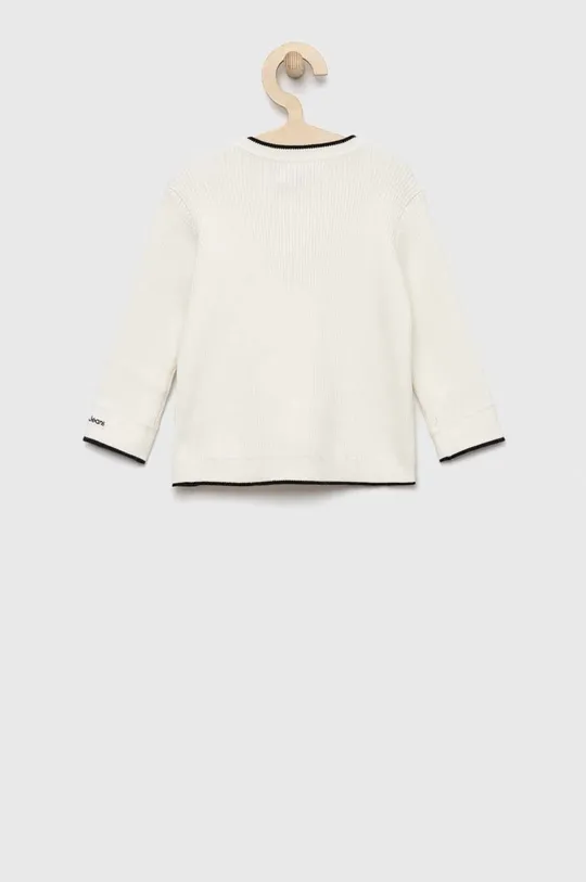 Παιδικό πουλόβερ Calvin Klein Jeans λευκό