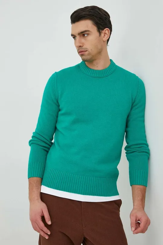 πράσινο Μάλλινο πουλόβερ BOSS BOSS ORANGE