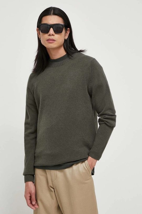 green Samsoe Samsoe wool jumper Men’s