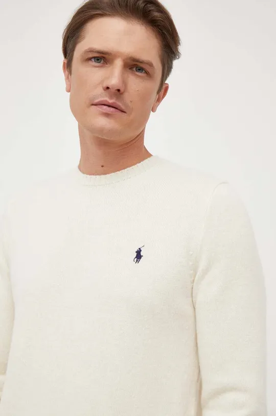 бежевий Вовняний светр Polo Ralph Lauren