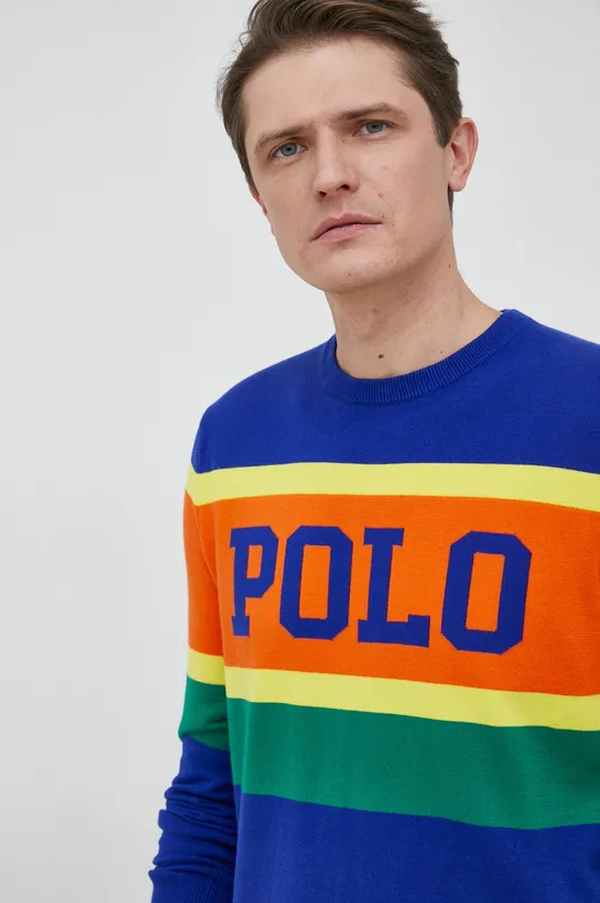 többszínű Polo Ralph Lauren pamut pulóver