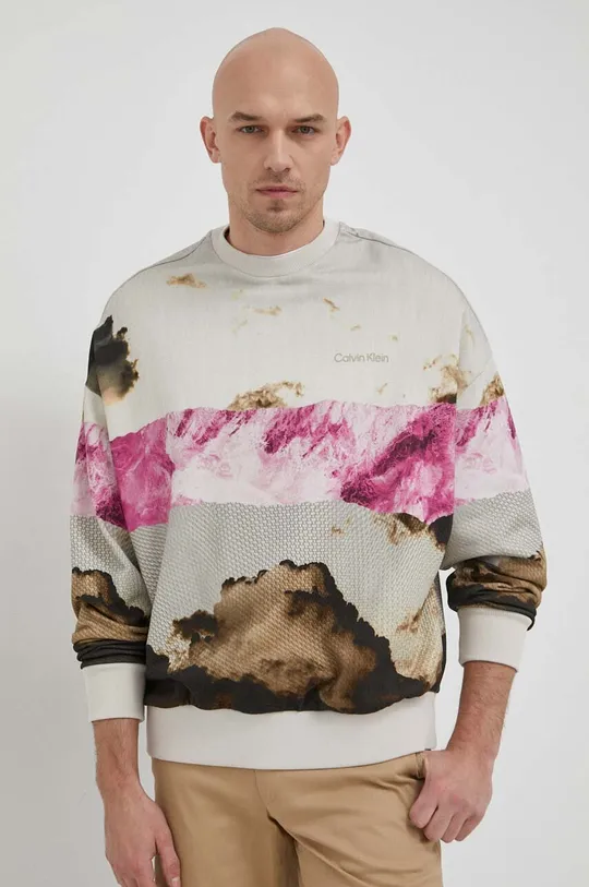 multicolor Calvin Klein bluza bawełniana Męski