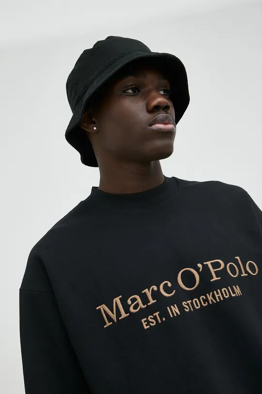 czarny Marc O'Polo bluza bawełniana