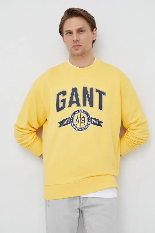 κίτρινο Μπλούζα Gant Ανδρικά