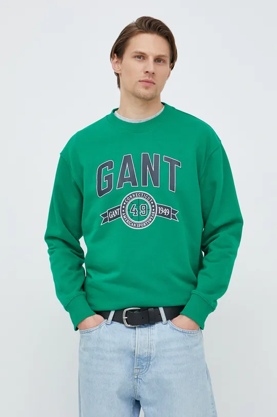 zelena Pulover Gant Moški