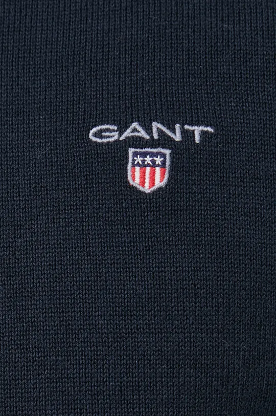 granatowy Gant sweter bawełniany