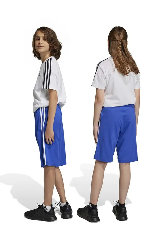 Dječje pamučne kratke hlače adidas U 3S KN Za dječake
