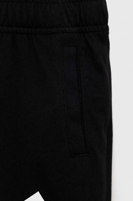 črna Otroške bombažne kratke hlače adidas U BL