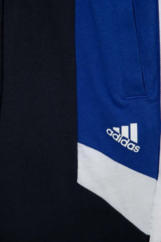 темно-синій Дитячі бавовняні шорти adidas U 3S CB SHORT