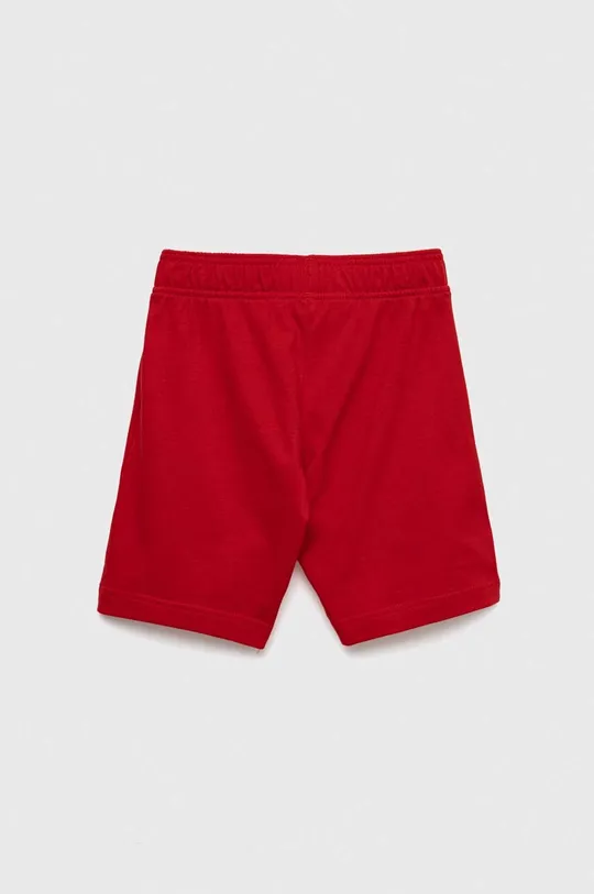 Детские хлопковые шорты adidas U BL красный