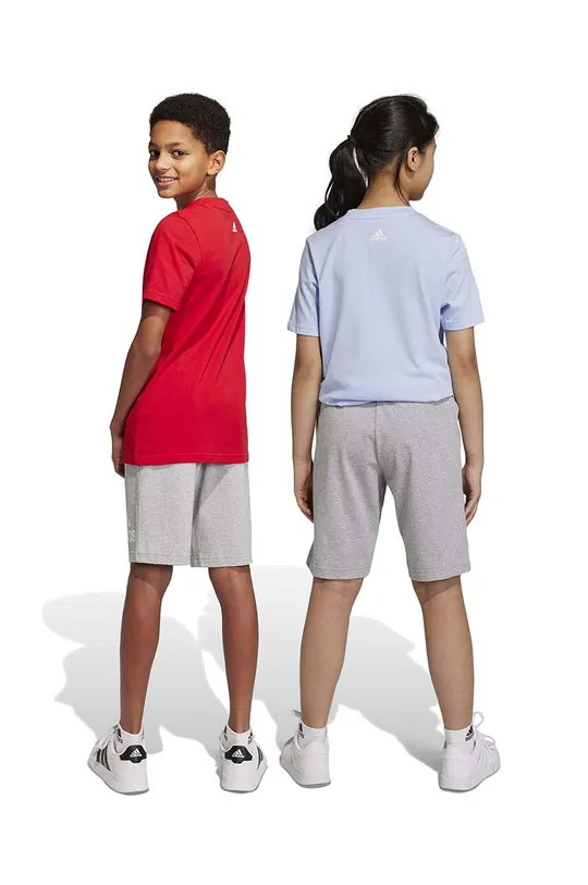 Otroške bombažne kratke hlače adidas U BL Fantovski
