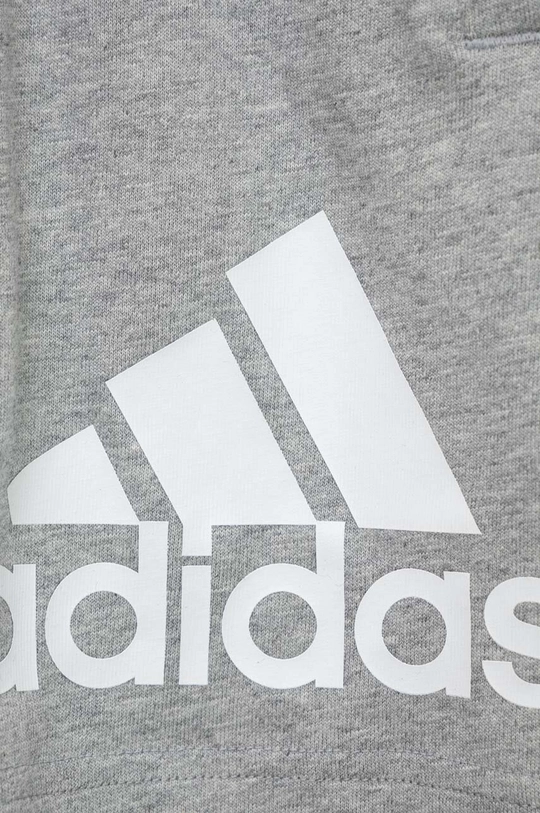 sivá Detské bavlnené šortky adidas U BL