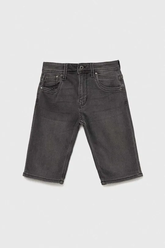 sivá Detské rifľové krátke nohavice Pepe Jeans Chlapčenský