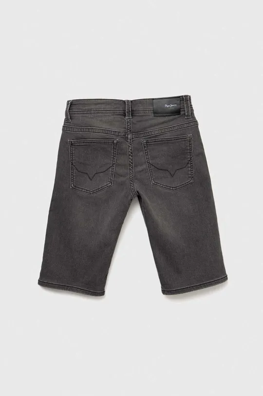 Detské rifľové krátke nohavice Pepe Jeans sivá